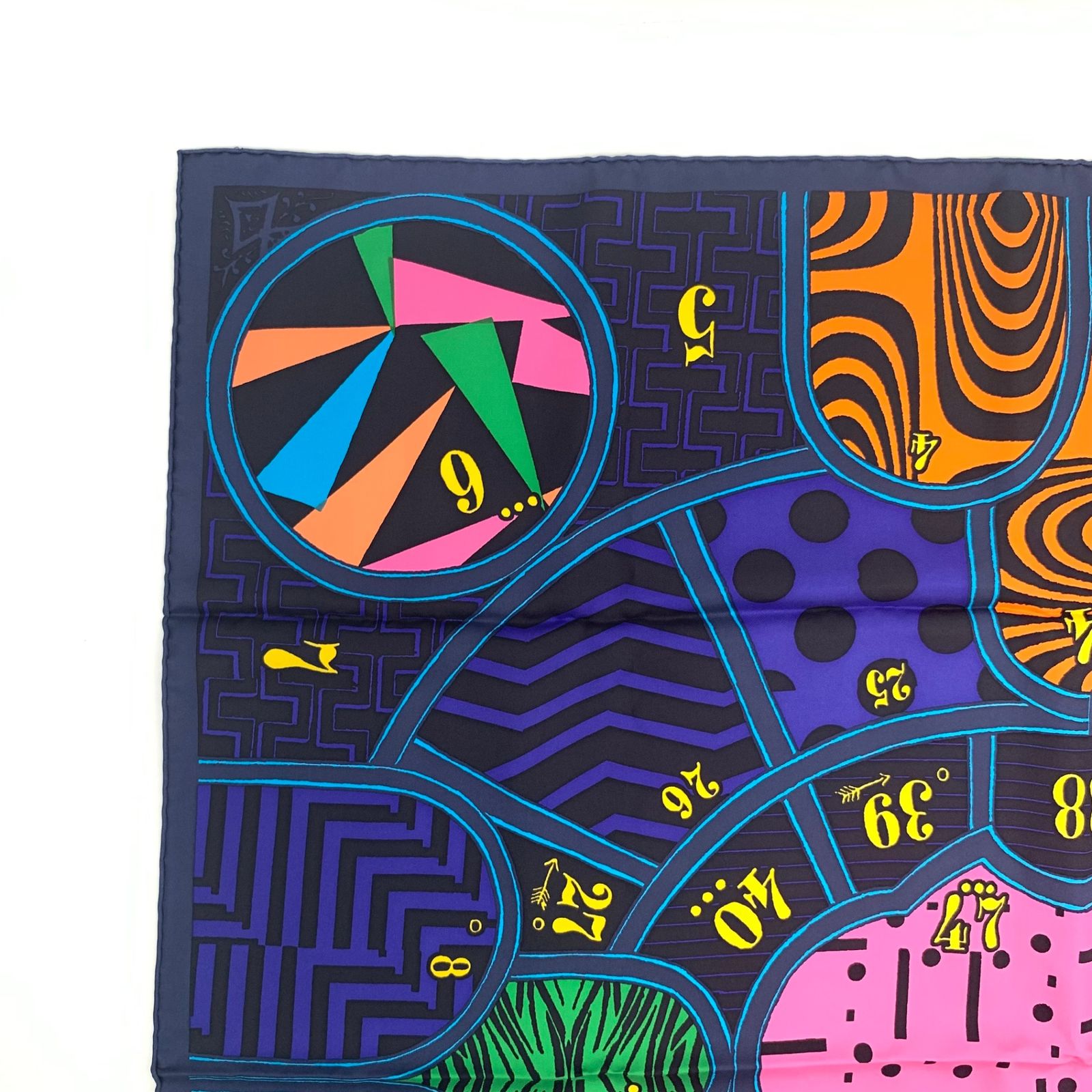 Hermes Carre 90 Jeu de Soie Silk Game Scarf — view 3