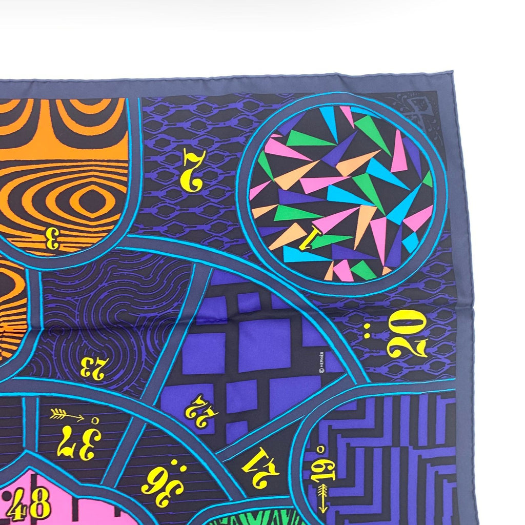 Hermes Carre 90 Jeu de Soie Silk Game Scarf — view 4