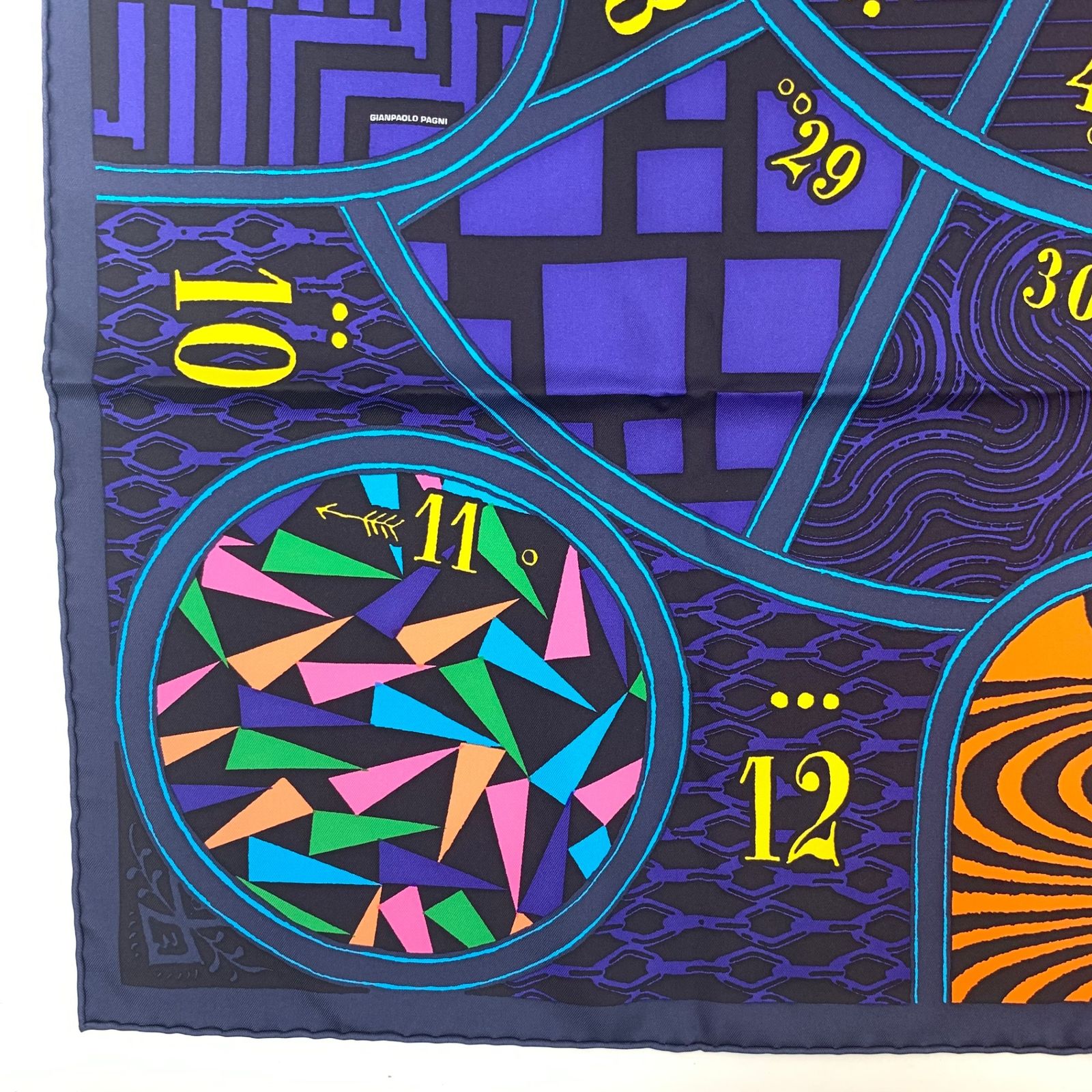 Hermes Carre 90 Jeu de Soie Silk Game Scarf — view 6