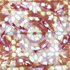 Hermes Carre 90 Sous les Orange Multicolor Scarf Silk — view 6