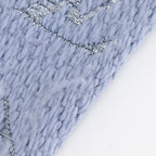Louis Vuitton Echarpe Logo Mania Shine Wool Light Blue Scarf — view 5