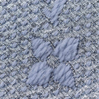 Louis Vuitton Echarpe Logo Mania Shine Wool Light Blue Scarf — view 4