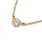 Tiffany & Co Necklace by the Yard 18k Yellow Gold Diamond