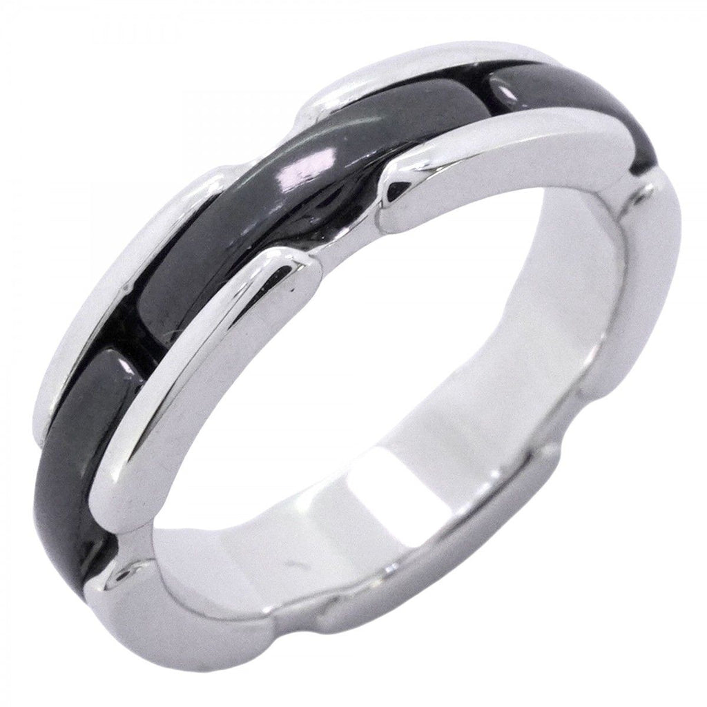 Chanel Ring Ultra Collection 18k White Gold Ceramic Black