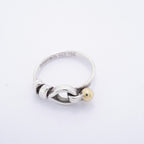 Tiffany & Co Ring Hook Eye 18k Yellow Gold 925 Sterling Silver — view 3