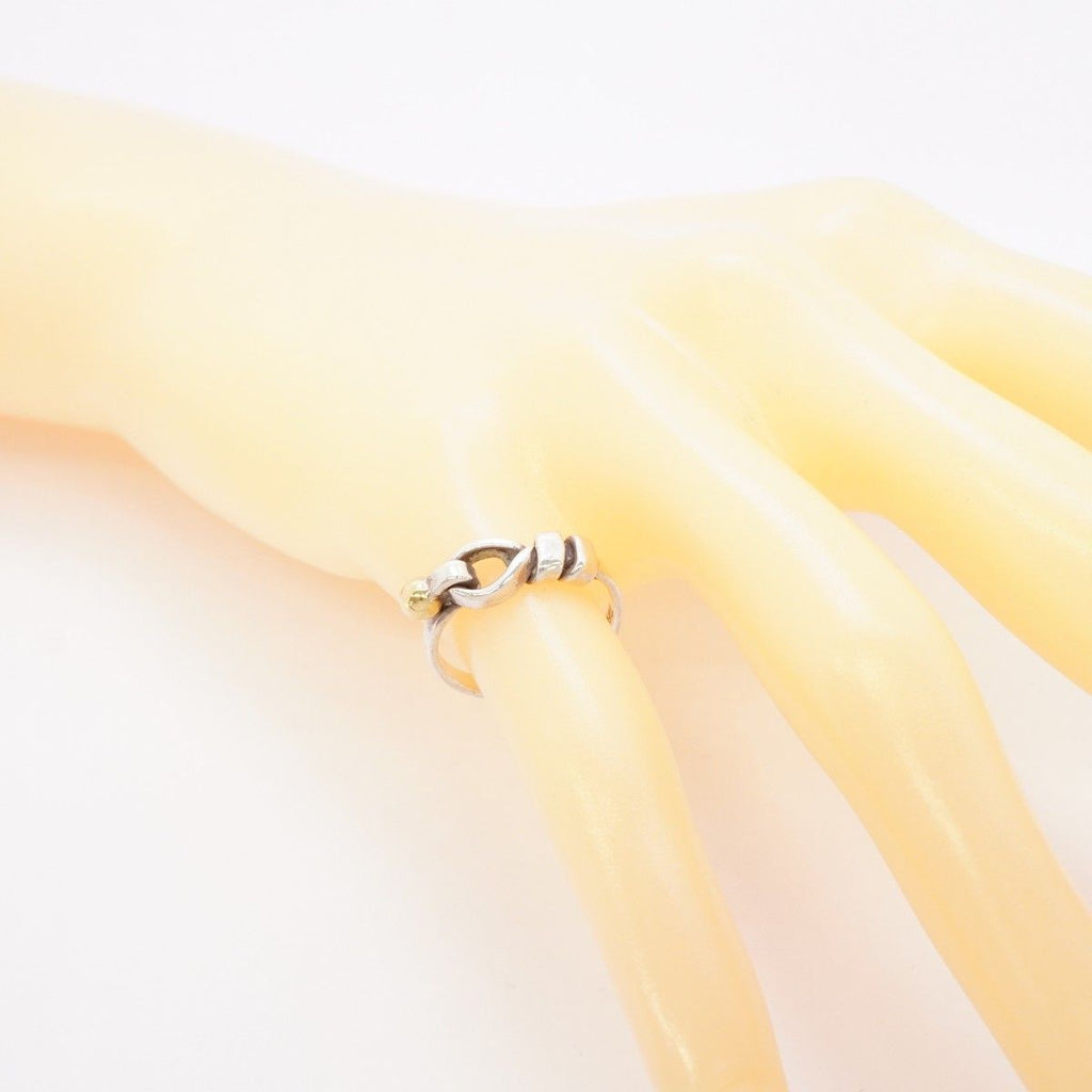 Tiffany & Co Ring Hook Eye 18k Yellow Gold 925 Sterling Silver — view 6