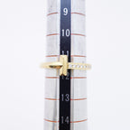 Tiffany & Co Ring T One 18k Yellow Gold Diamond — view 5