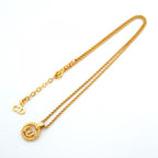 Dior Necklace CD Logo Gold Plated — view 3