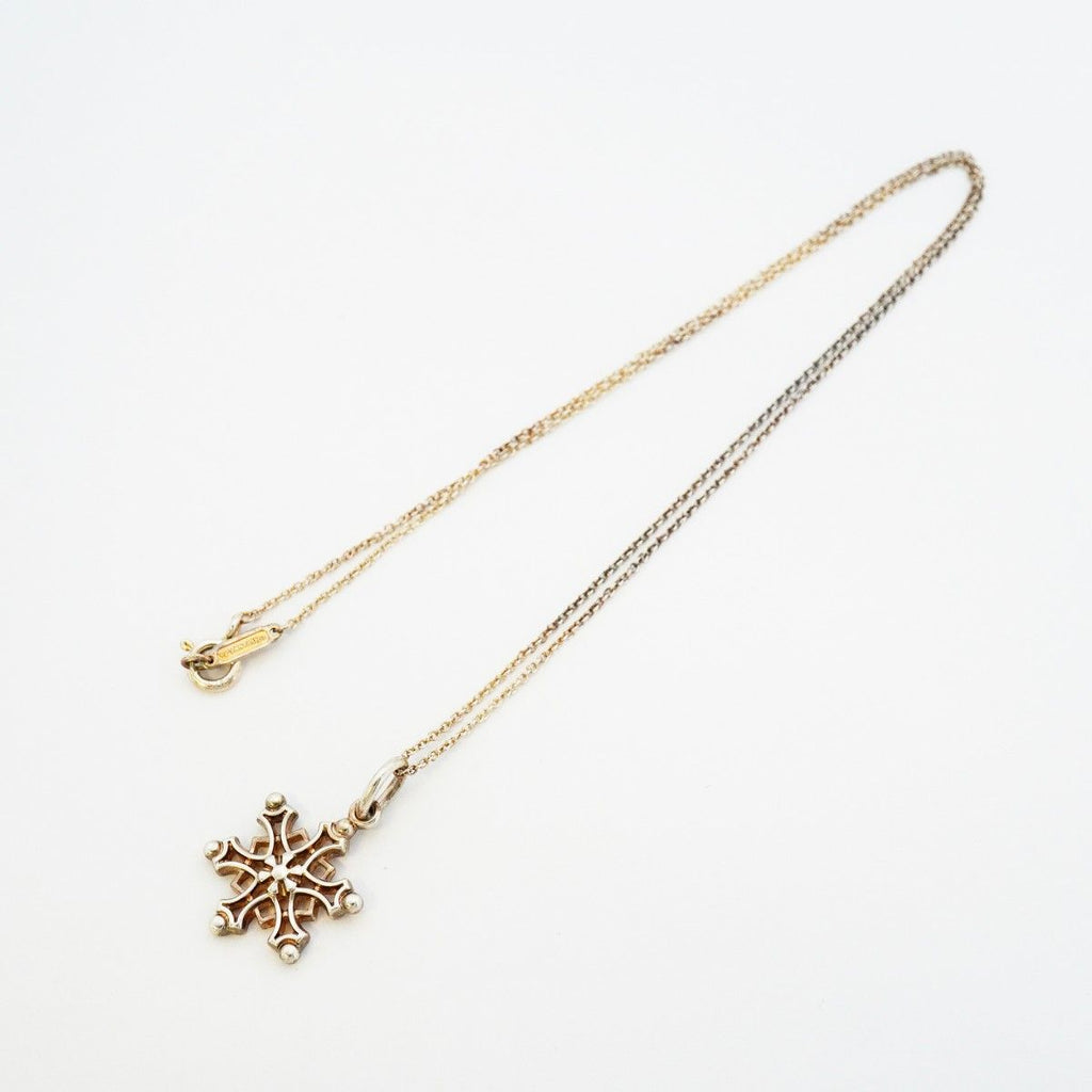 Tiffany & Co Necklace Snowflake Silver — view 3