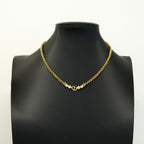 Dior Necklace CD Logo Gold Plated Rhinestone — view 5