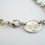 Tiffany & Co Necklace Return to Oval 925 Sterling Silver — view 4