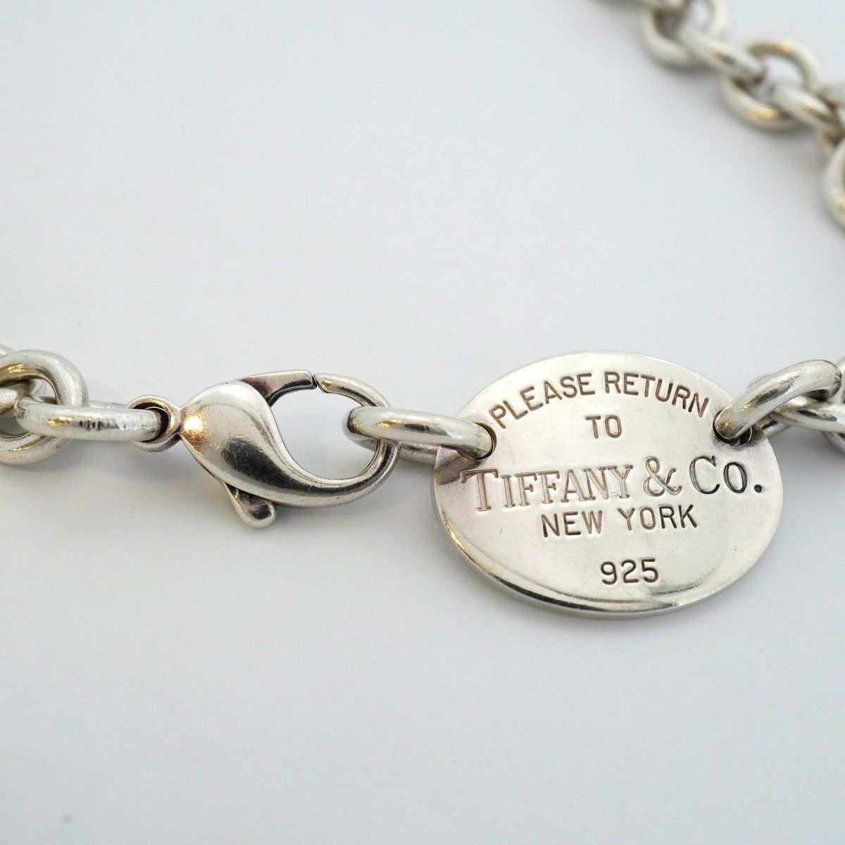 Tiffany & Co Necklace Return to Oval 925 Sterling Silver — view 4