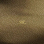 Hermes Handbag Picotin Lock Taurillon Clemence Beige Marfa Gold — view 5