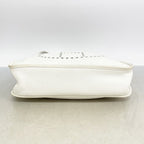 Hermes Shoulder Bag Evelyne Taurillon Clemence White Silver — view 3