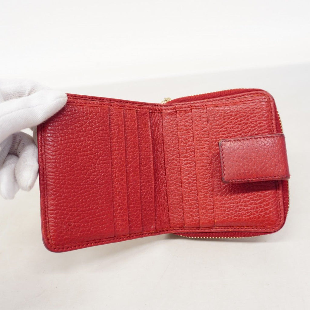Gucci Wallet GG Canvas Beige Red Gold — view 3