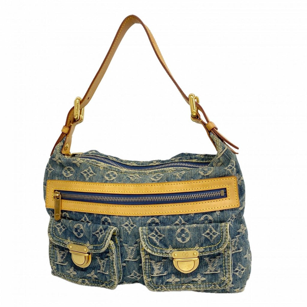 Louis Vuitton Shoulder Bag Monogram Denim PM Blue