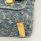 Louis Vuitton Shoulder Bag Monogram Denim PM Blue — view 6