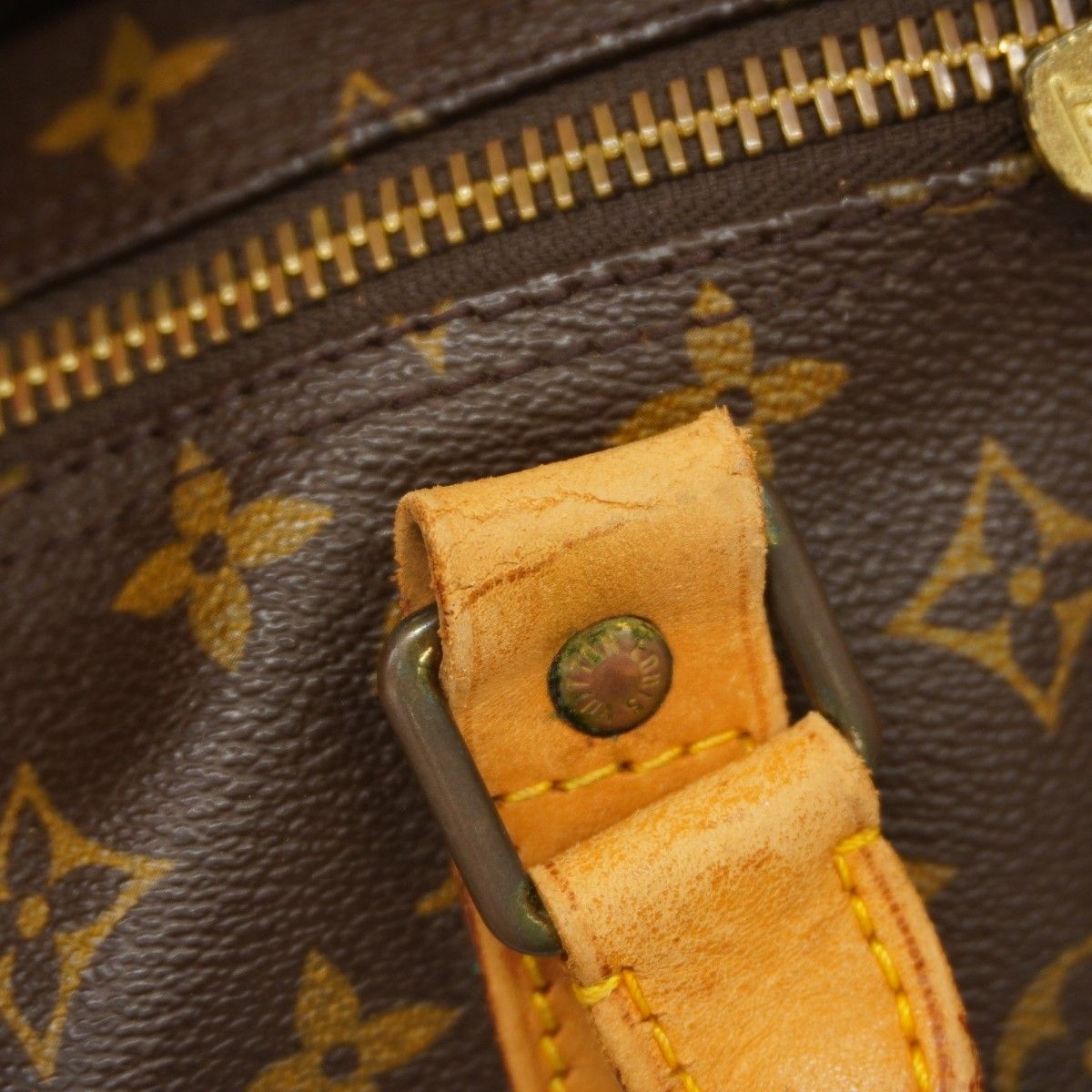 Louis Vuitton Boston Bag Monogram Keepall Bandouliere 60 Brown — view 9