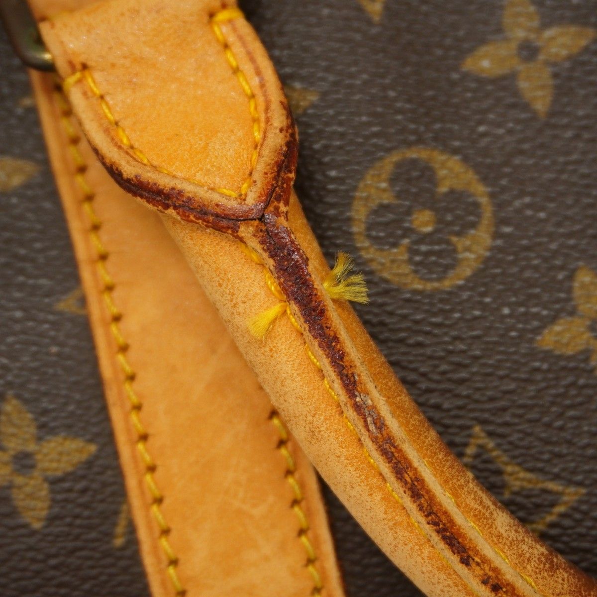 Louis Vuitton Boston Bag Monogram Keepall Bandouliere 60 Brown — view 7