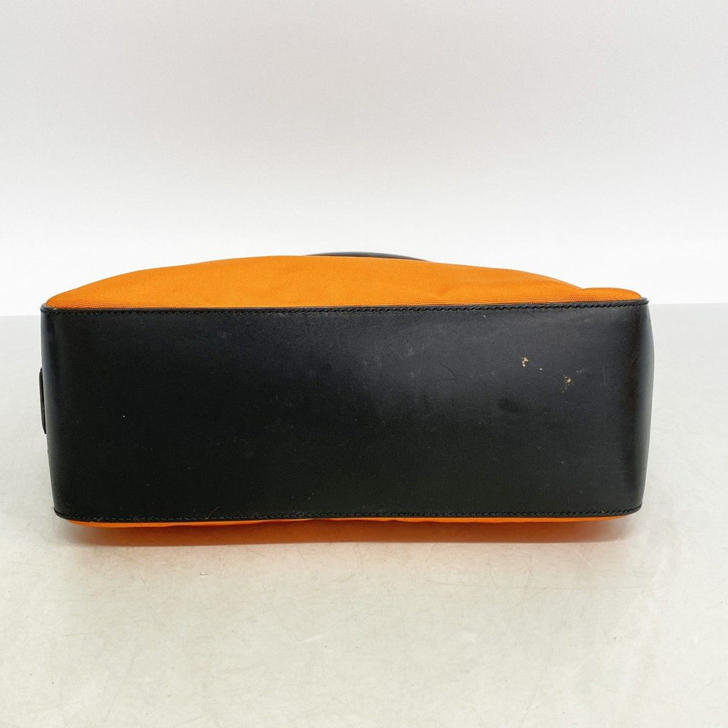 Gucci Shoulder Bag 001 Nylon Orange Black Silver — view 3