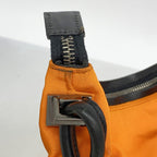 Gucci Shoulder Bag 001 Nylon Orange Black Silver — view 7