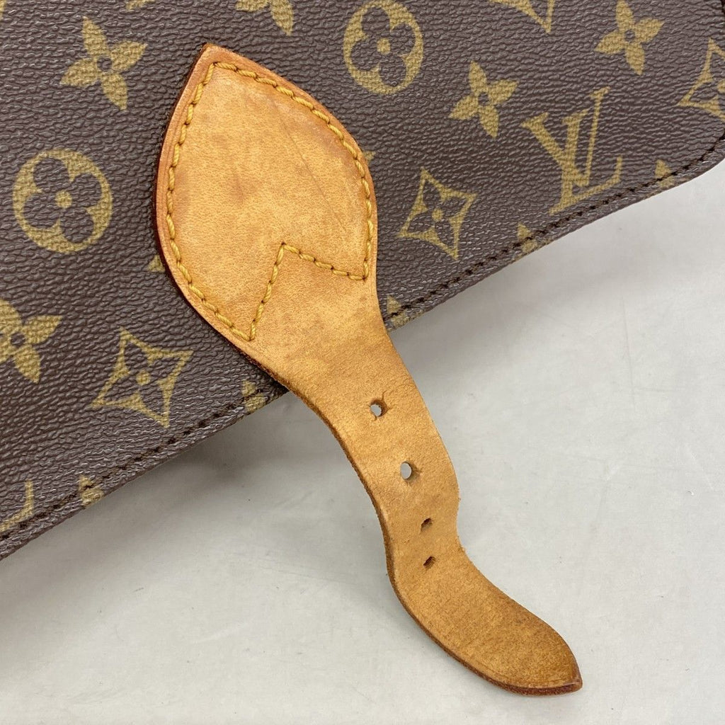 Louis Vuitton Shoulder Bag Monogram Cartouchiere GM Brown — view 9