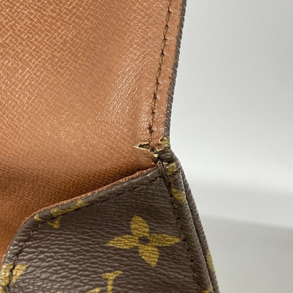 Louis Vuitton Shoulder Bag Monogram Cartouchiere GM Brown — view 6