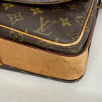 Louis Vuitton Shoulder Bag Monogram Cartouchiere GM Brown — view 8