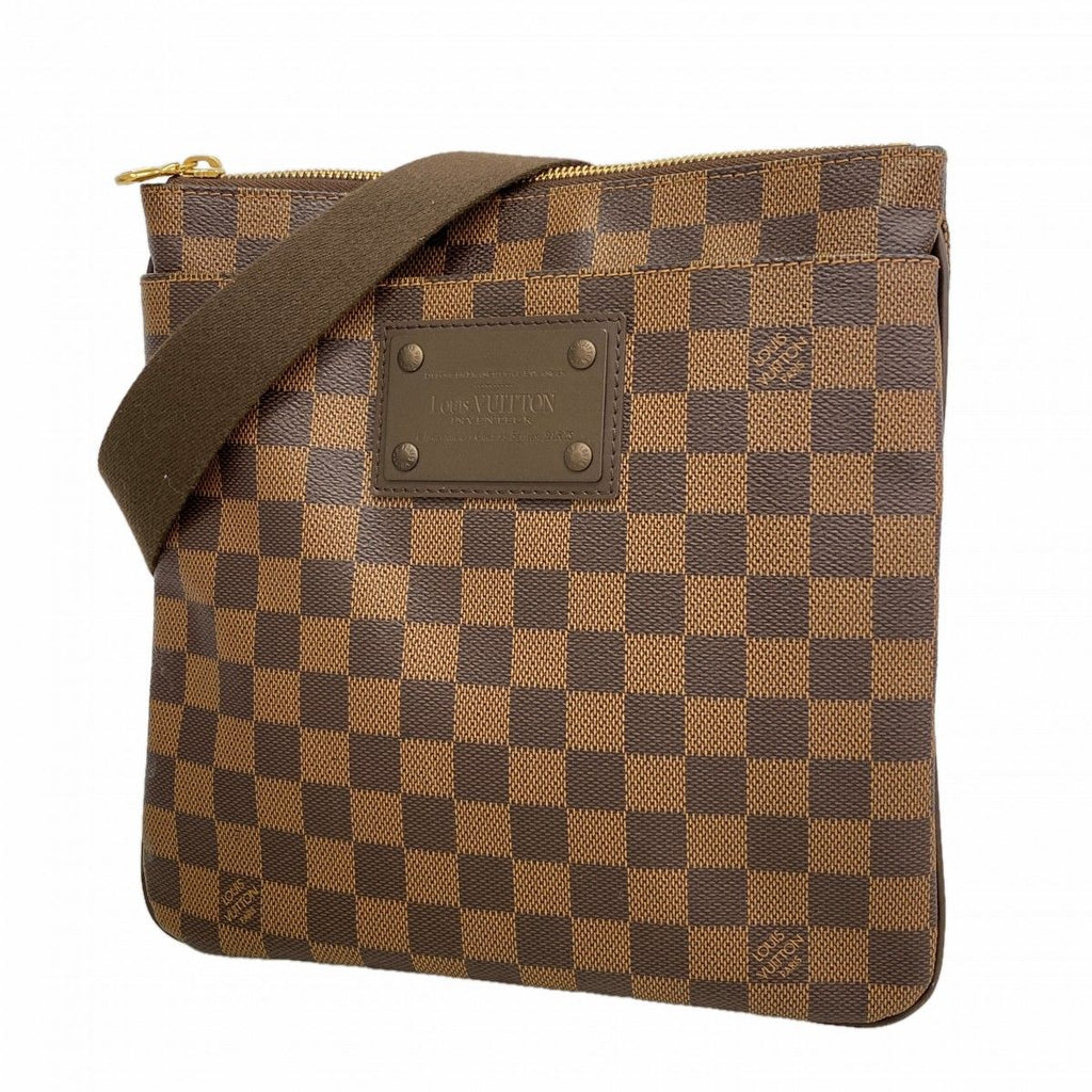 Louis Vuitton Shoulder Bag Damier Pochette Pratt Brooklyn Ebene