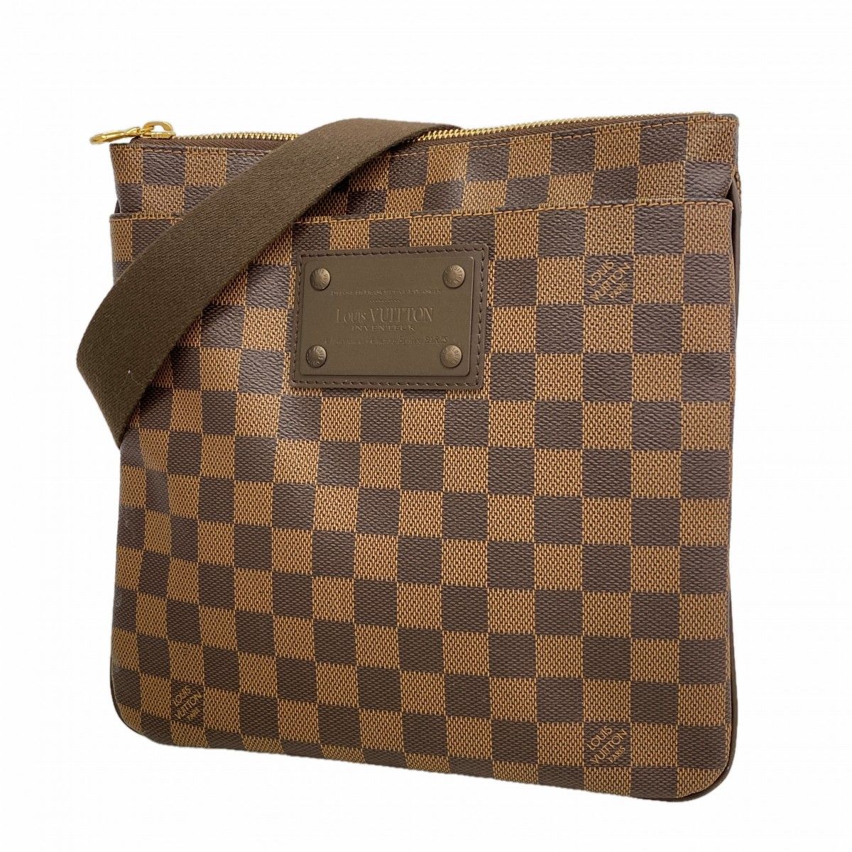 Louis Vuitton Shoulder Bag Damier Pochette Pratt Brooklyn Ebene