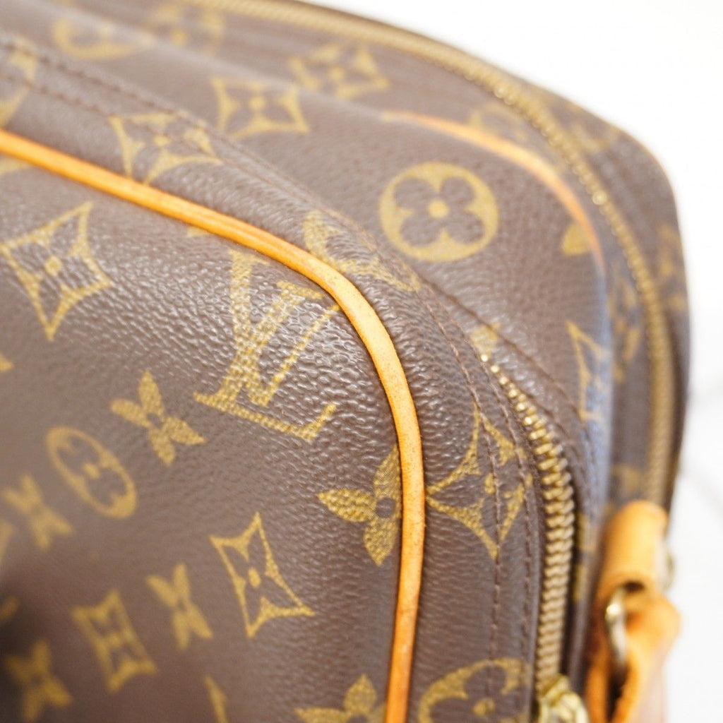 Louis Vuitton Shoulder Bag Monogram Reporter PM Brown — view 8