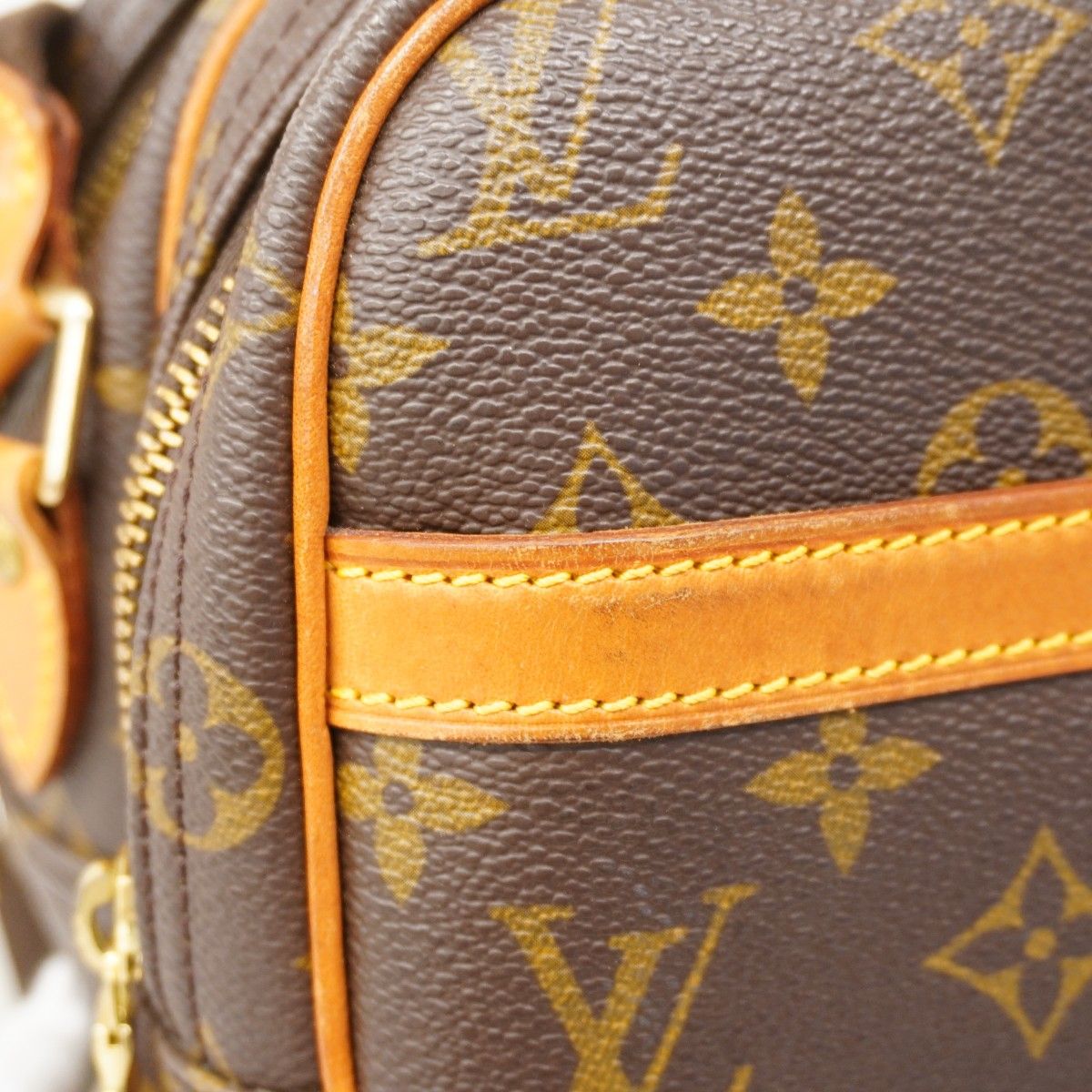 Louis Vuitton Shoulder Bag Monogram Reporter PM Brown — view 8