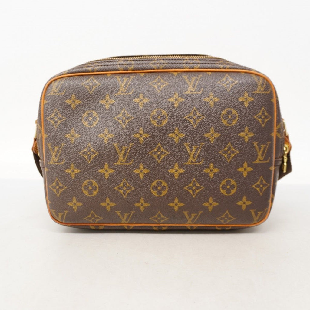 Louis Vuitton Shoulder Bag Monogram Reporter PM Brown — view 9
