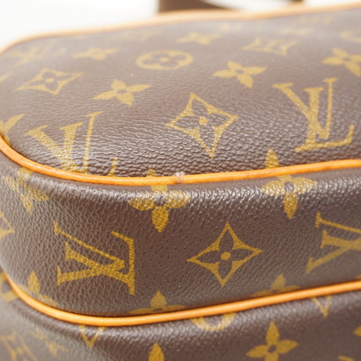 Louis Vuitton Shoulder Bag Monogram Reporter PM Brown — view 7