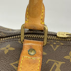 Louis Vuitton Boston Bag Monogram Keepall 50 Brown — view 9