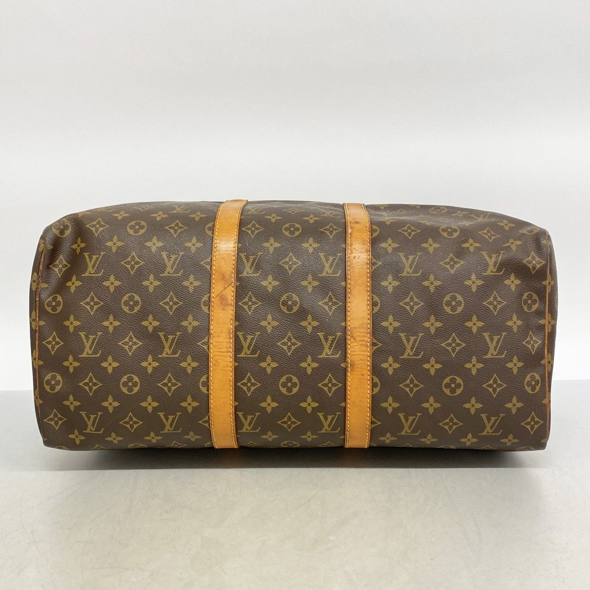 Louis Vuitton Boston Bag Monogram Keepall 50 Brown — view 3