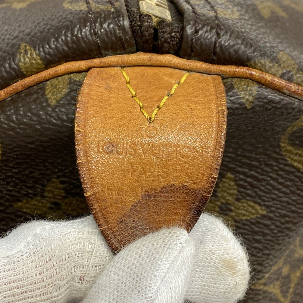 Louis Vuitton Boston Bag Monogram Keepall 50 Brown — view 5