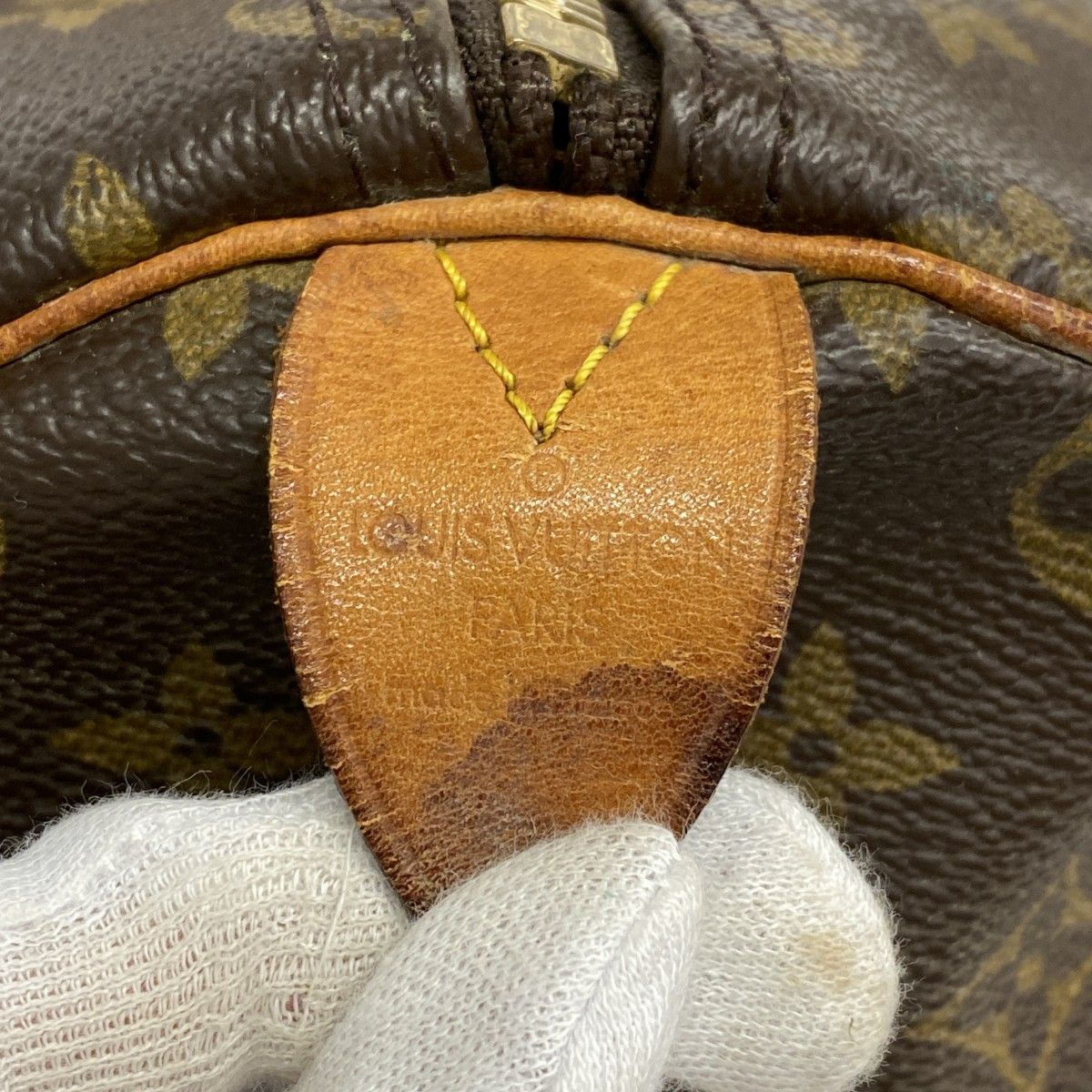 Louis Vuitton Boston Bag Monogram Keepall 50 Brown — view 5