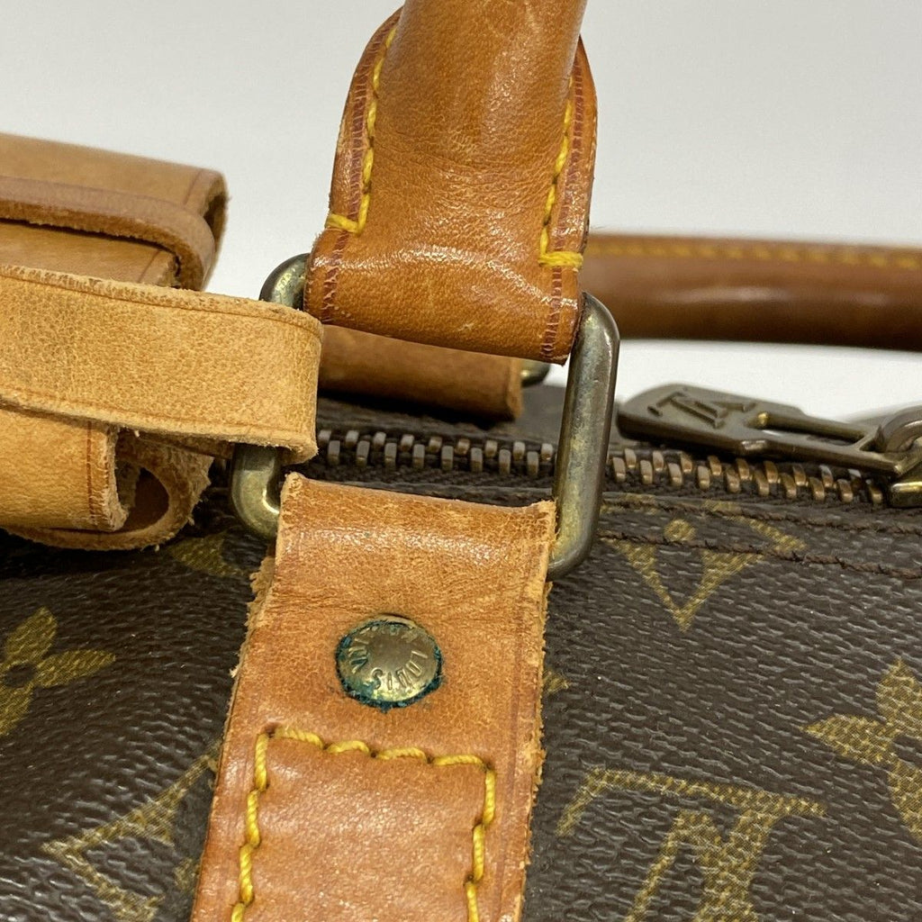 Louis Vuitton Boston Bag Monogram Keepall 50 Brown — view 9