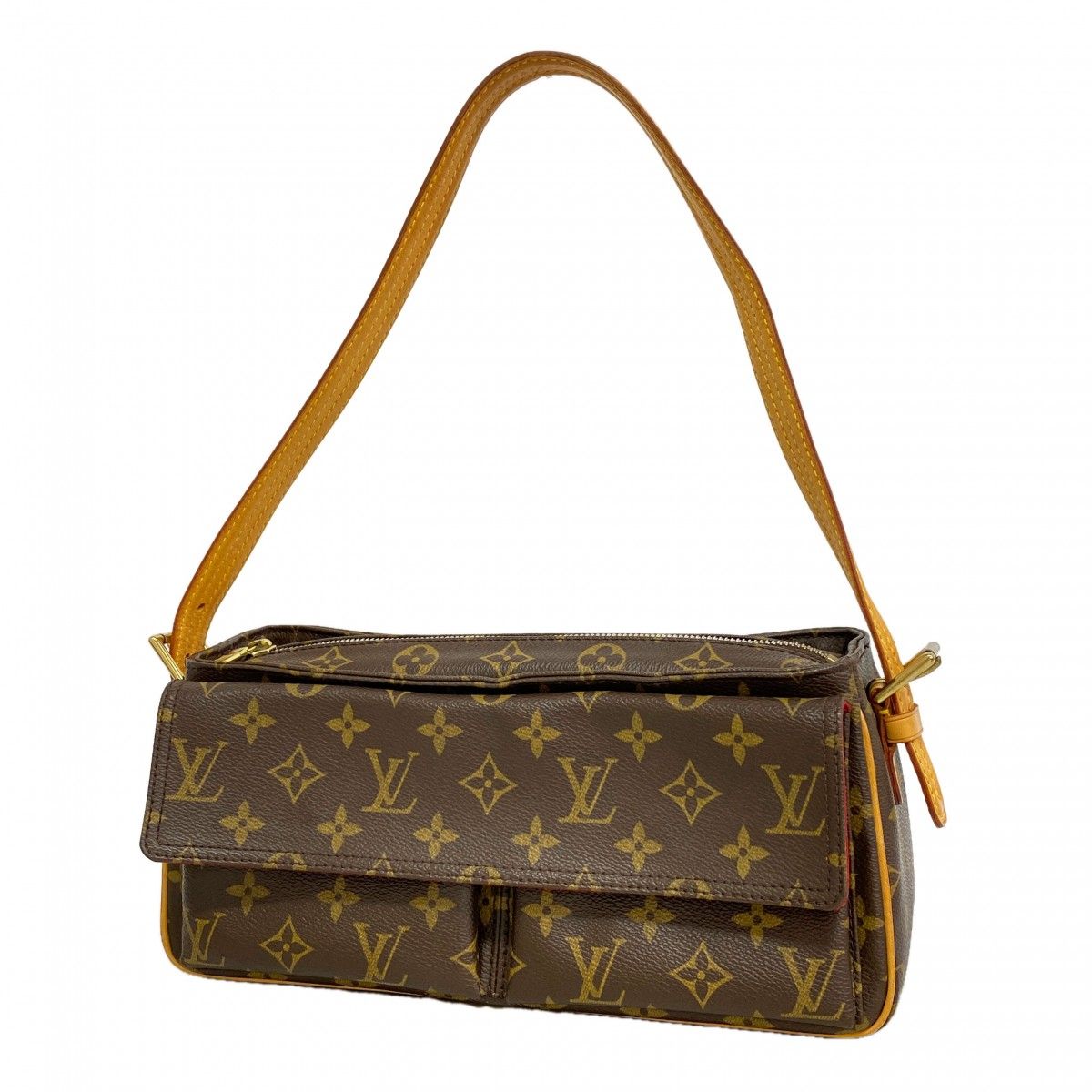 Louis Vuitton Shoulder Bag Monogram Viva Cite Brown