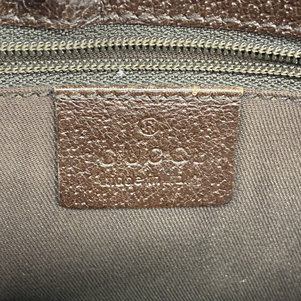 Gucci Waist Bag GG Canvas Beige Brown Silver — view 5