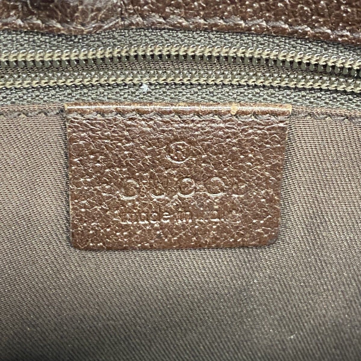 Gucci Waist Bag GG Canvas Beige Brown Silver — view 5