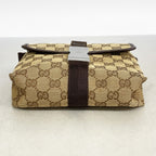 Gucci Waist Bag GG Canvas Beige Brown Silver — view 3