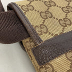 Gucci Waist Bag GG Canvas Beige Brown Silver — view 8