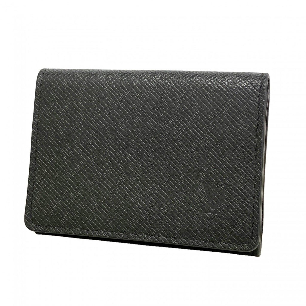 Louis Vuitton Card Case Taiga Business Holder Noir