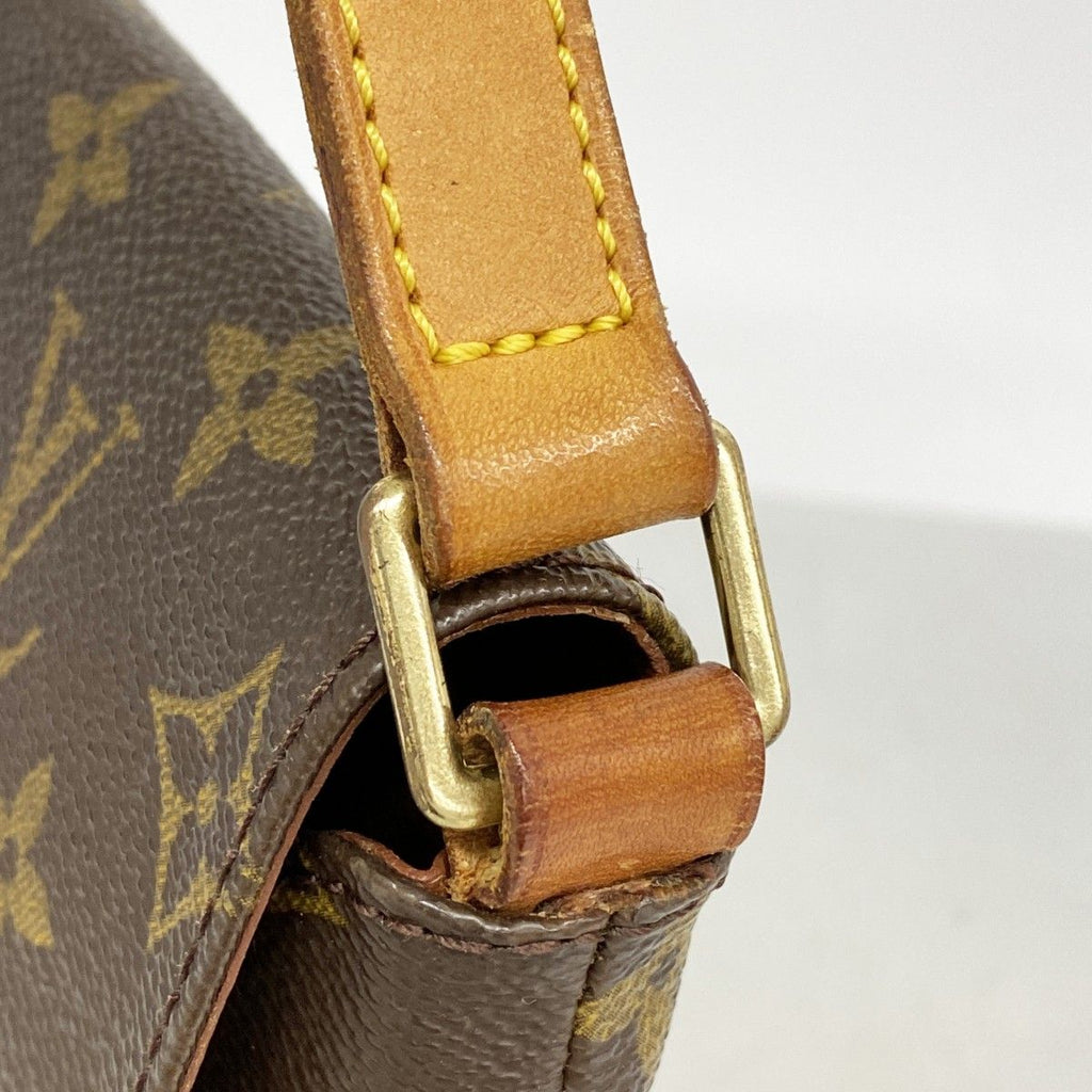 Louis Vuitton Shoulder Bag Monogram Musette Salsa Short Strap Brown — view 8