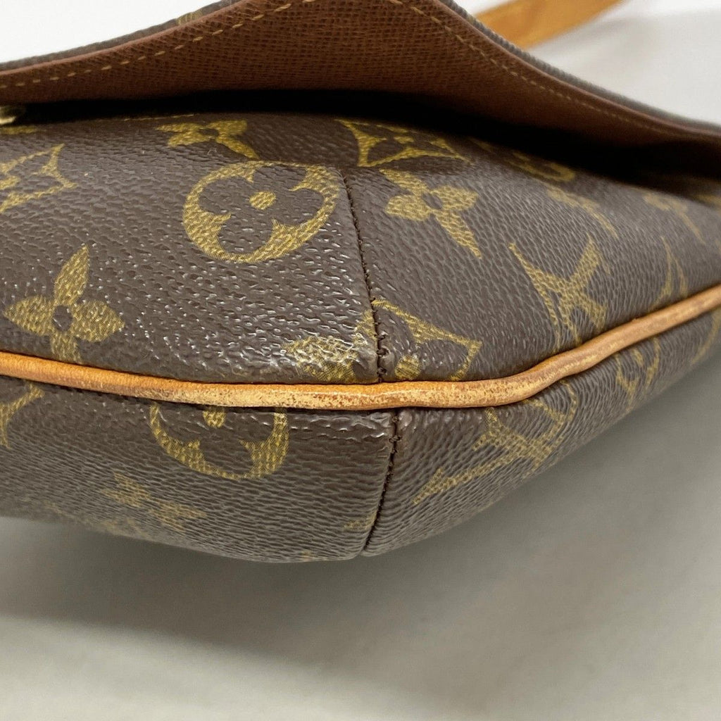 Louis Vuitton Shoulder Bag Monogram Musette Salsa Short Strap Brown — view 6