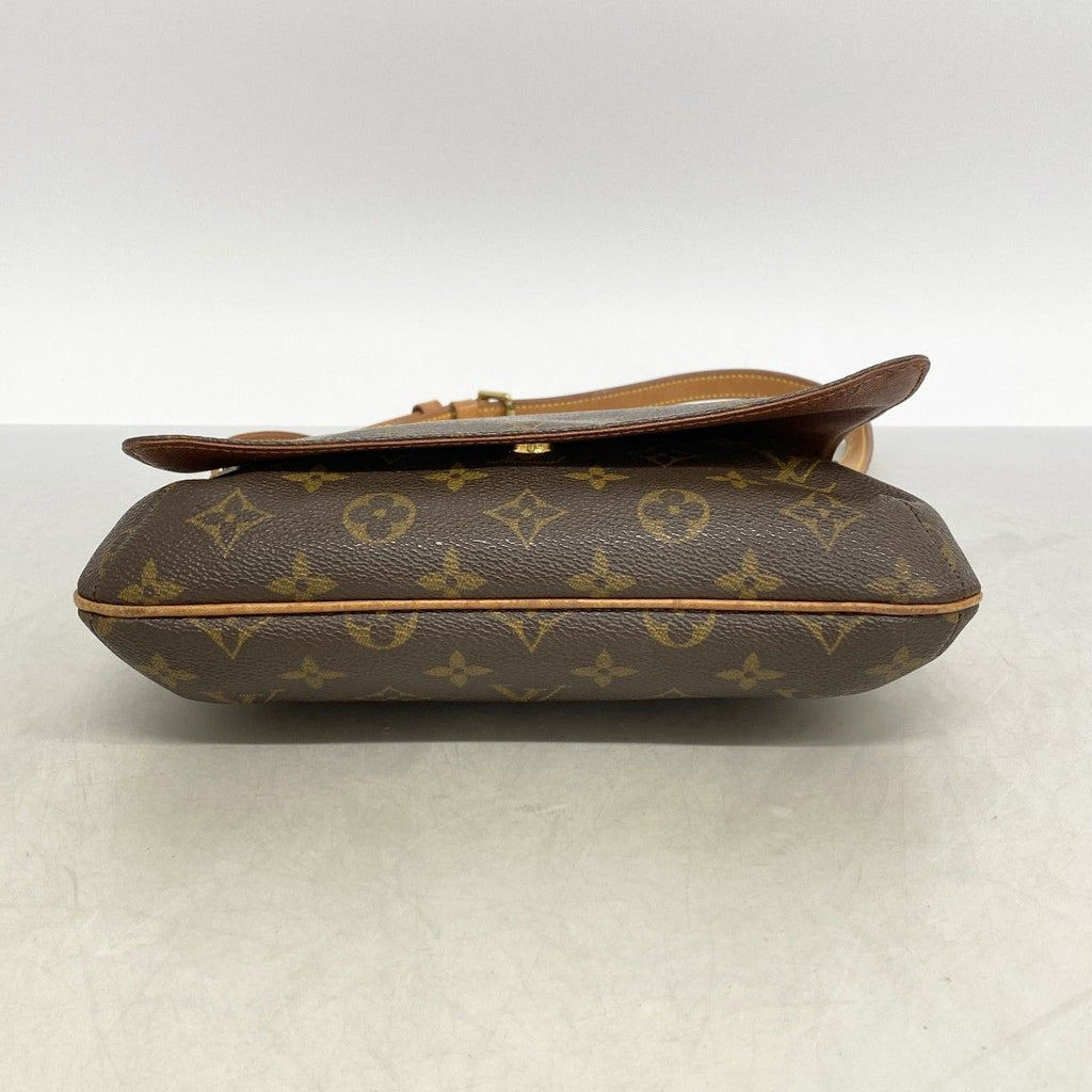 Louis Vuitton Shoulder Bag Monogram Musette Tango Long Strap Brown — view 3