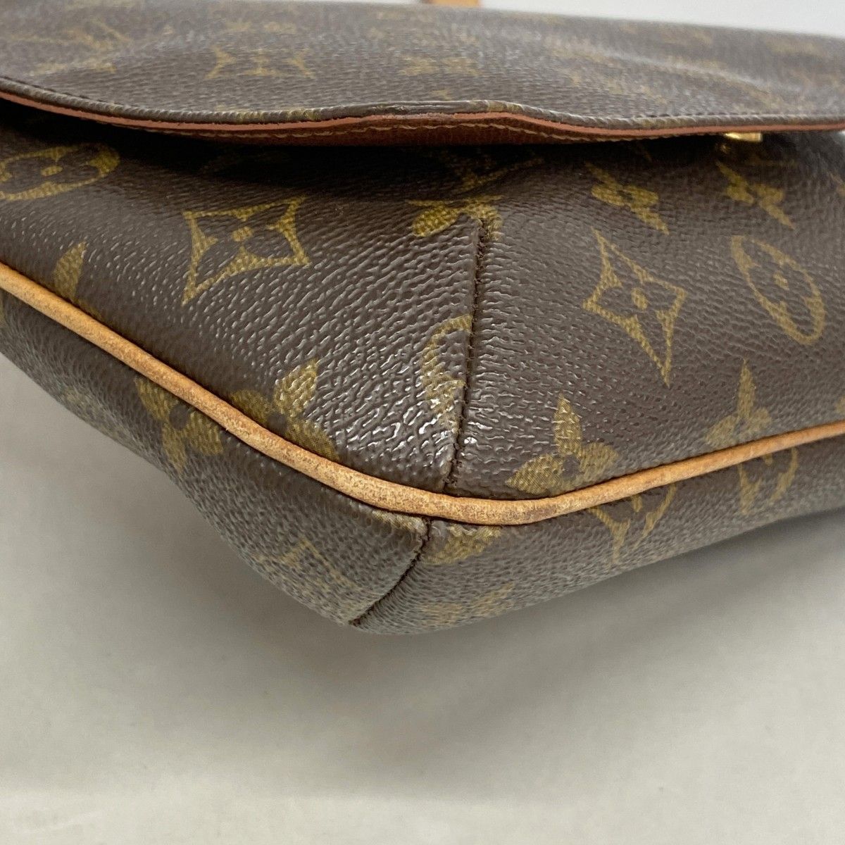 Louis Vuitton Shoulder Bag Monogram Musette Tango Long Strap Brown — view 6