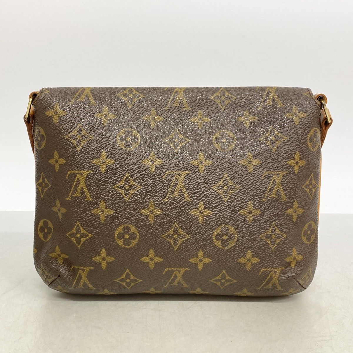 Louis Vuitton Shoulder Bag Monogram Musette Tango Long Strap Brown — view 9